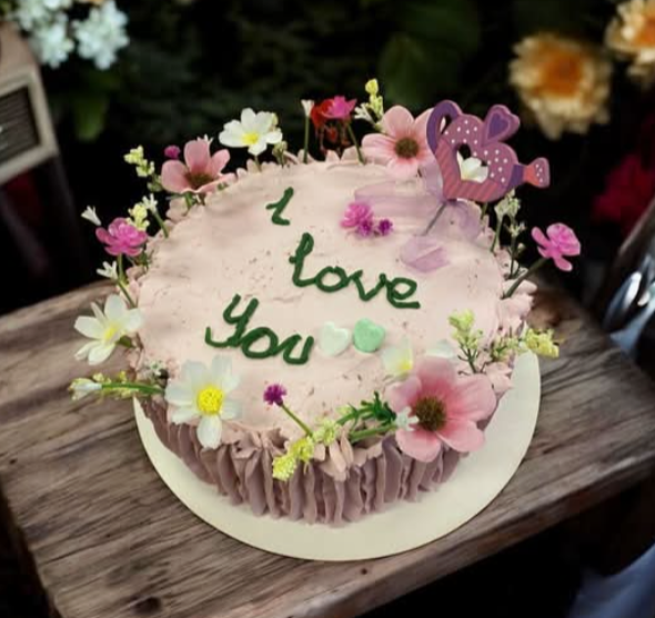 Flower Coronet Cake
